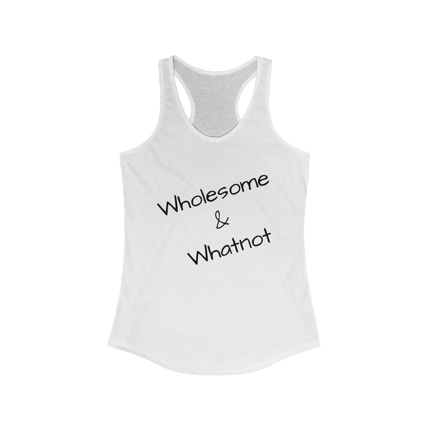 Wholesome & Whatnot Women's Ideal Racerback Tank