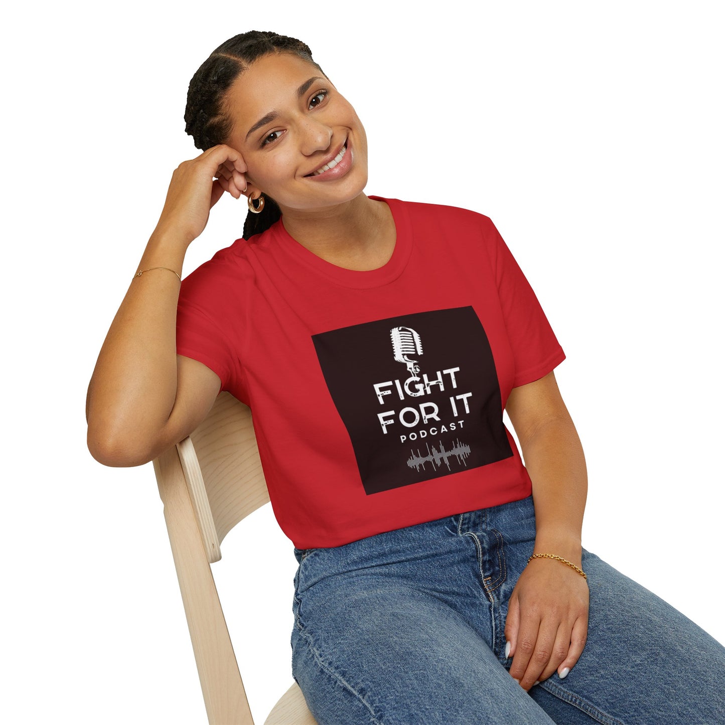 Fight For It Podcast Unisex Softstyle T-Shirt