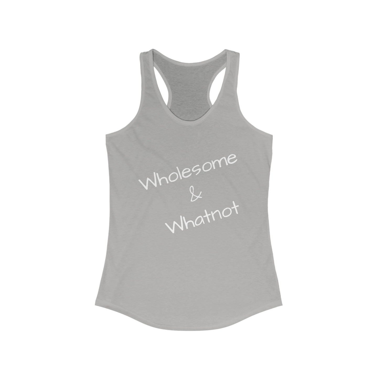 Wholesome & Whatnot Women's Ideal Racerback Tank