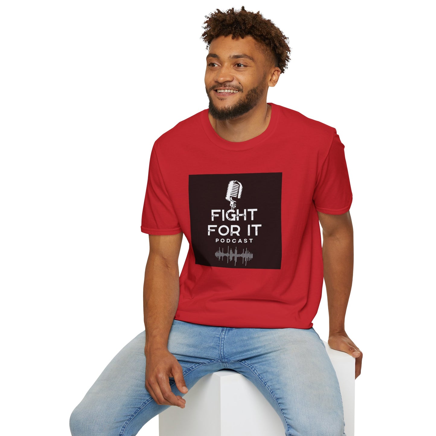 Fight For It Podcast Unisex Softstyle T-Shirt