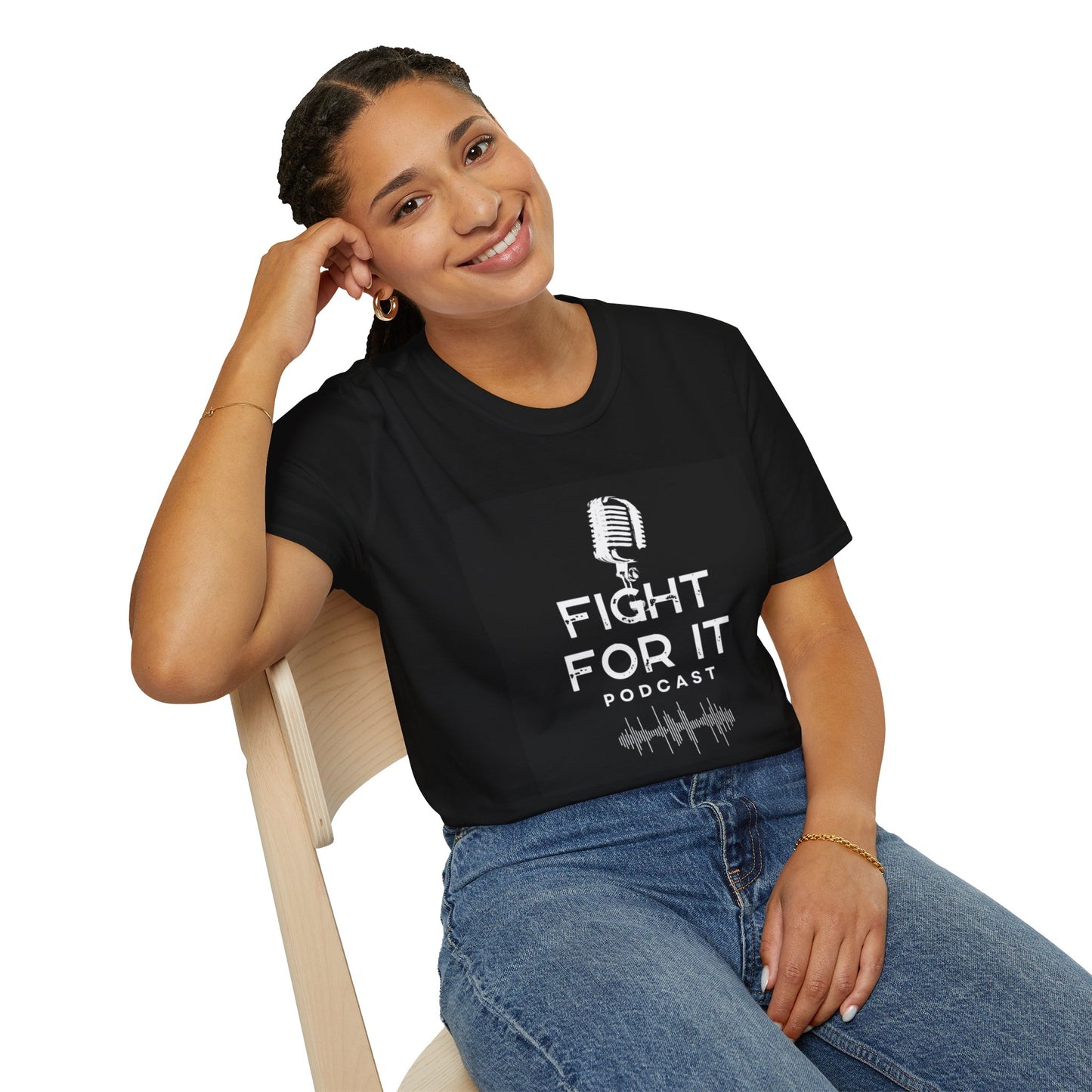 Fight For It Podcast Unisex Softstyle T-Shirt