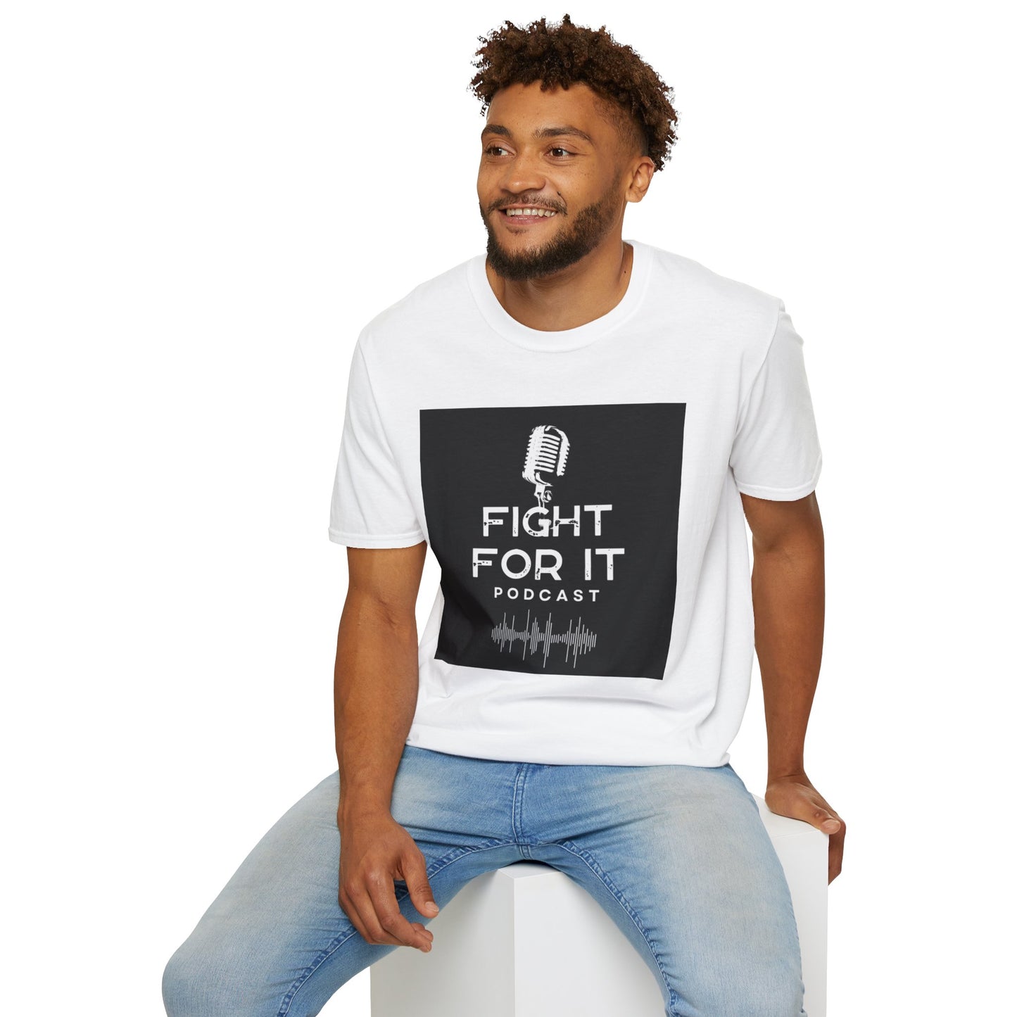 Fight For It Podcast Unisex Softstyle T-Shirt