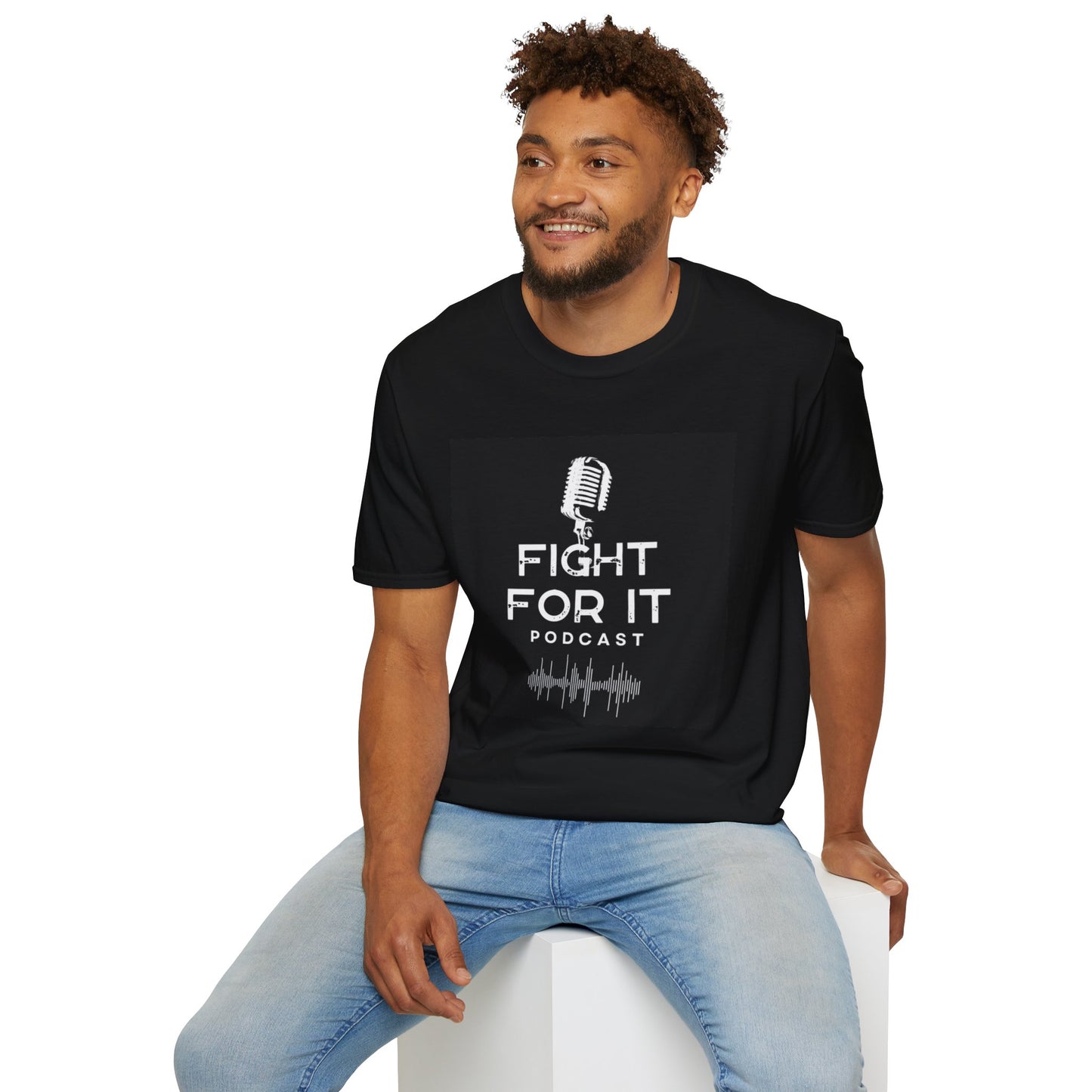 Fight For It Podcast Unisex Softstyle T-Shirt